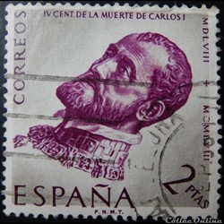 Espagne 00919 Carlos I 2Ptas de 1958