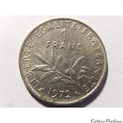 1 franc semeuse 1972