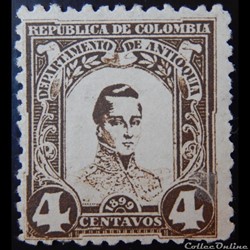 Colombie 00104 général Cordoba 4c de 1899