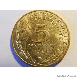 5 centimes Marianne 1986