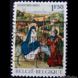 Belgique 01608 noël, fuite en Egypte 1F50 de 1971