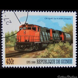 Guinée 02726 train du monde 450F de 1999