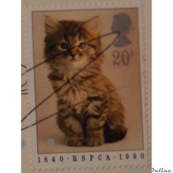 Royaume-Uni 01439 Chat 20p de 1990