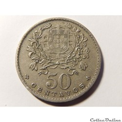 Portugal, 50 centavos de 1959