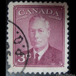 Canada 00238 roi George VI 3c de 1949