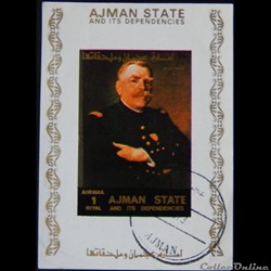 Ajman State 02894AwBL Joseph Joffre, maréchal de France 1R de 1973