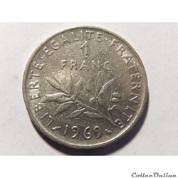 1 franc semeuse 1969