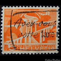 Suisse 00482 Sitter Bridges près St. Gallen 5cts de 1949