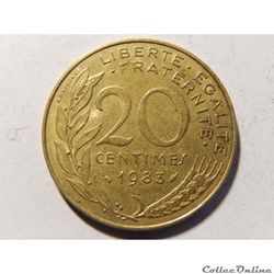 20 centimes Marianne 1983