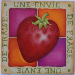 CP Peinture "Une envie de fraise..."