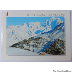 CP de Savoie, le Mont Blanc vue de La Plagne