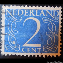 Pays-Bas 00458 chiffre 2c de 1946