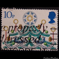 Royaume-Uni 00959 noël 10p de 1980