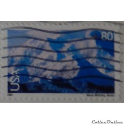 Etats Unis PA0129 Mont McKinley 80c de 2001
