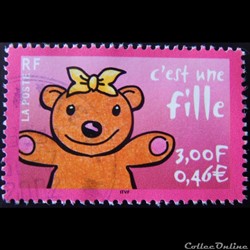 03378 C'est une fille 3F - 0.46€ de 2001