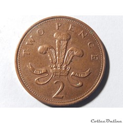 Royaume-Uni, 2 pence de 1997