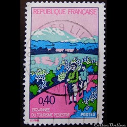 01723 Année du tourisme pédestre 0.40F