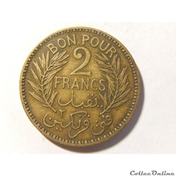 Bon pour 2 francs de 1941