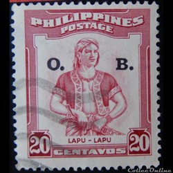 Philippines S0733 Lapu-Lapu 20c de 1955