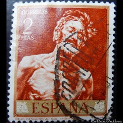 Espagne 01512 peinture de Mariano Fortuny 2Ptas de 1968
