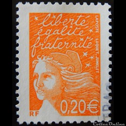 03447 Marianne de Luquet 0,20 € orange