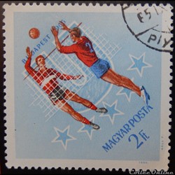 Hongrie 01760 volleyball 2ft de 1965