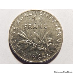 1 franc semeuse 1964