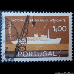 Portugal 00851 paquebot "Santa Maria" 1$ de 1958
