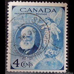 Canada 00225 Alexander Graham Bell 4c de 1947