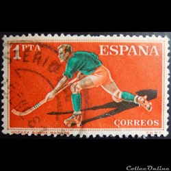 Espagne 00991 Hockey sur patins 1Pta de 1960