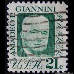 Etats Unis 00993 Amadeo P. Giannini 21c de 1973