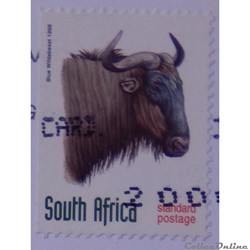 Afrique du Sud 00999 Gnou bleu valeur standard de 1998