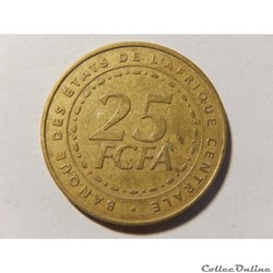 25 francs CFA de 2006