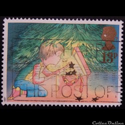 Royaume-Uni 01288 décoration de noël 13p de 1987