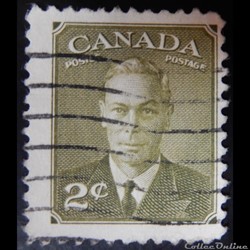Canada 00237A roi George VI 2c de 1951