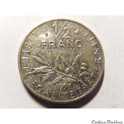50 centimes Semeuse 1996
