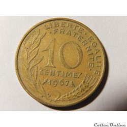 10 centimes Marianne 1967
