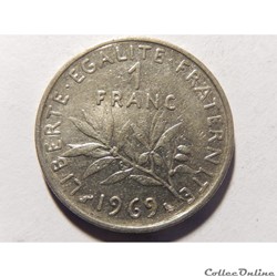 1 franc semeuse 1969
