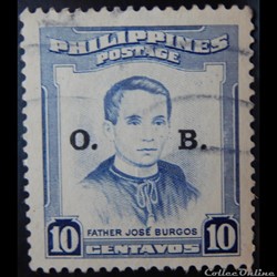 Philippines S0432 père José Burgos 10c de 1955