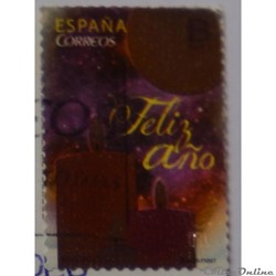 Espagne 04725 bougies, noël valeur B de 2015