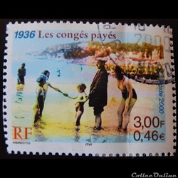 03352 1936 : Les congés payés 3F - 0.46€