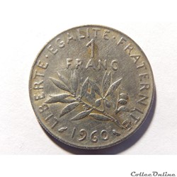 1 franc semeuse 1960
