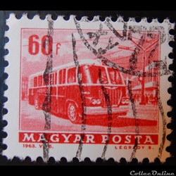 Hongrie 01560 bus 60f de 1963