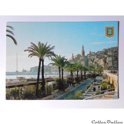 CP des Alpes-Maritimes, Menton, vue générale