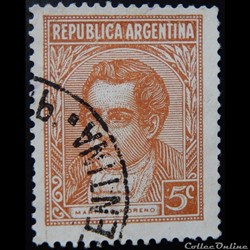 Argentine 00368 Mariano Moreno 5c de 1935