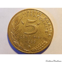 5 centimes Marianne 1986