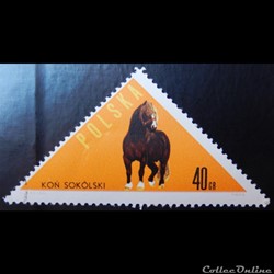 Pologne 01314 cheval de Sokolski 40Gr de 1963