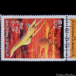 Sao Tomé-et-Principe 00502 Concorde et Montgolfière 15 Db de 1978