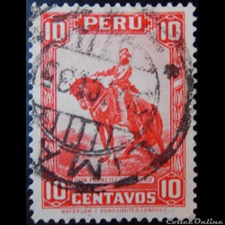 Pérou 00298 Francisco Pizarro 10c de 1934