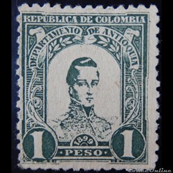 Colombie 00109 général Cordoba 1p de 1899